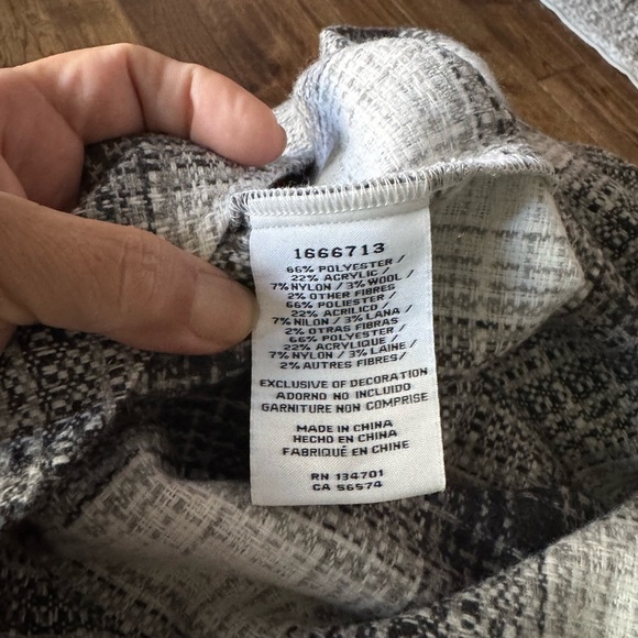 Boston Traders Black Plaid Shirt Jacket - Picture 5 of 6